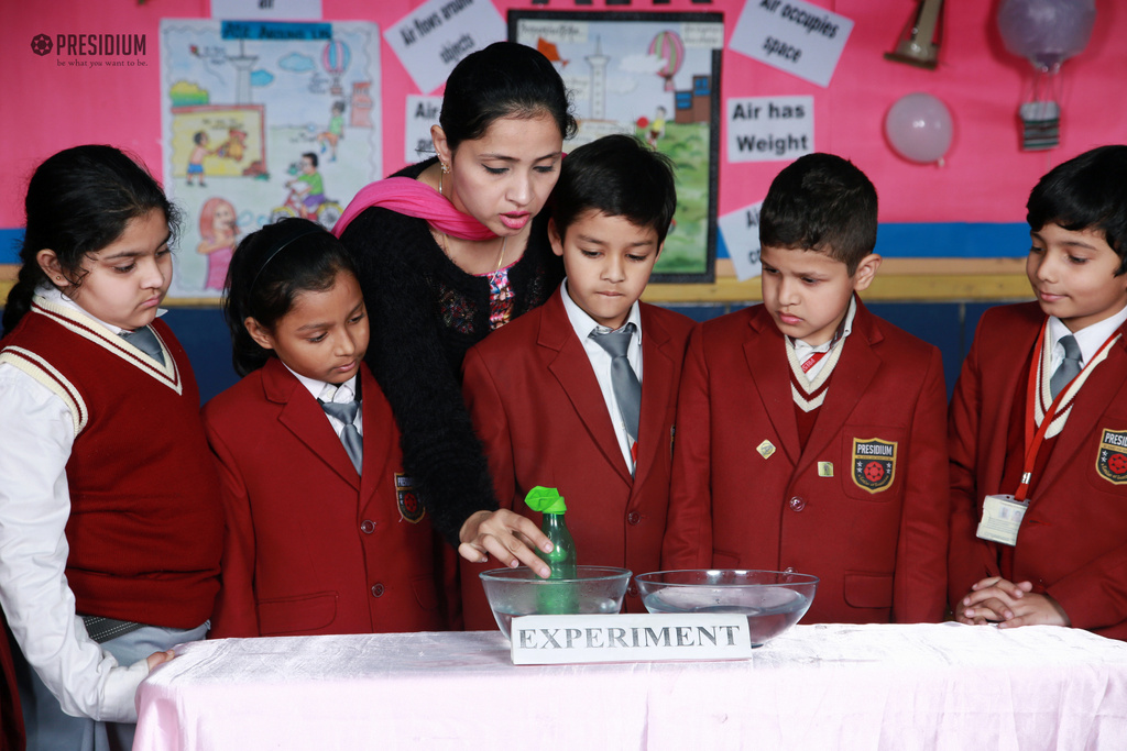 Presidium Punjabi Bagh, PRESIDIANS LEARN ABOUT AIR WITH THE AID OF ENGAGING ACTIVITIES